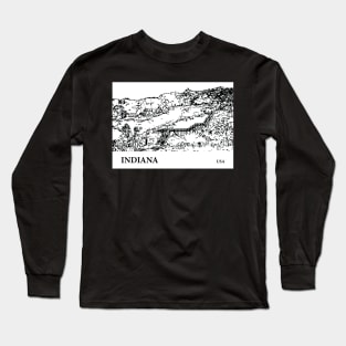 Indiana USA Long Sleeve T-Shirt